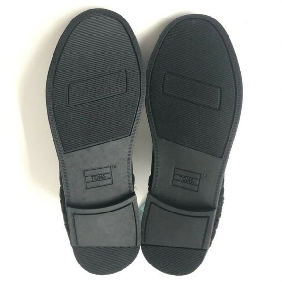 Toms Girl's Deia Black Side Zip Ankle Booties - Picture 5 of 9